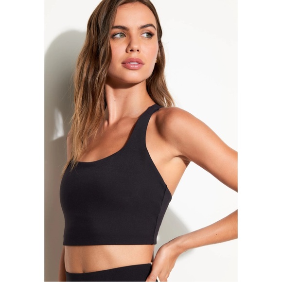 SPIRITUAL GANGSTER | NirvanaTech Frankie Longline Bra in Black, Size Small - Picture 1 of 10